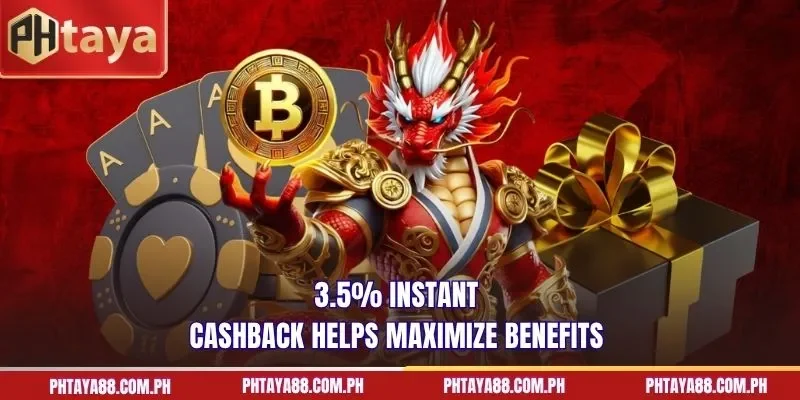 3.5% instant cashback helps maximize benefits