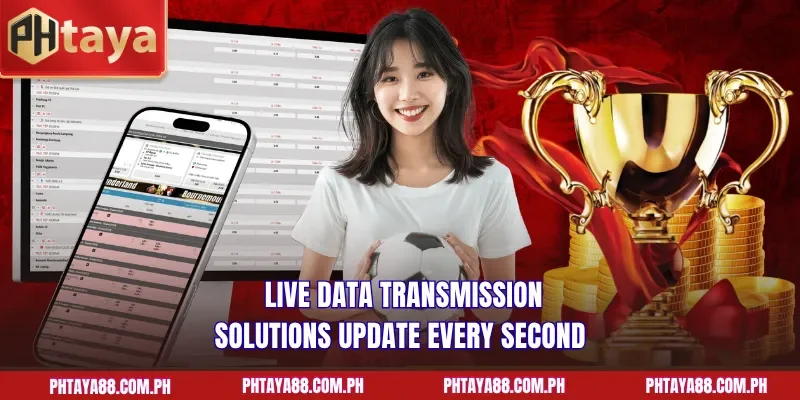Live data transmission solutions update every second