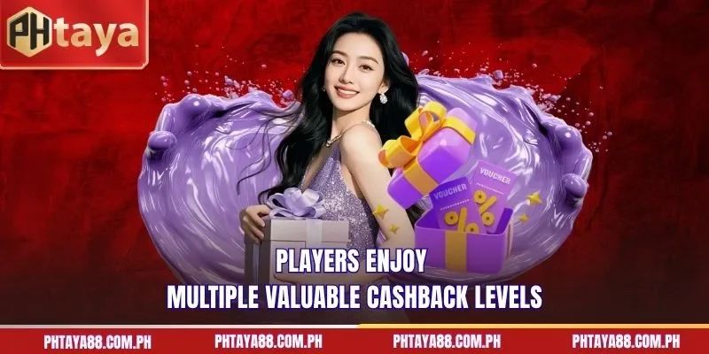 Players enjoy multiple valuable cashback levels